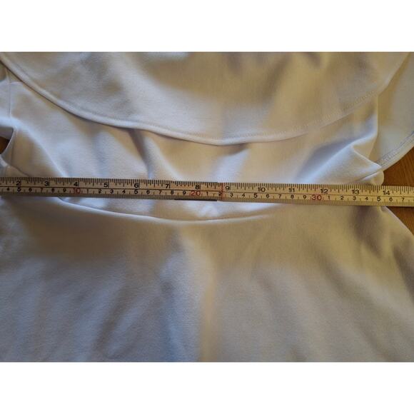 NWT GUESS Off the Shoulder Ruffle Cocktail Dress size M - Picture 7 of 8